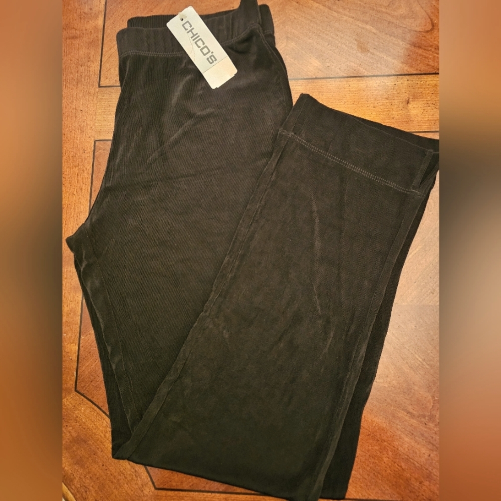 Chicos Weekend Women's Black Nylon Pants Size 0